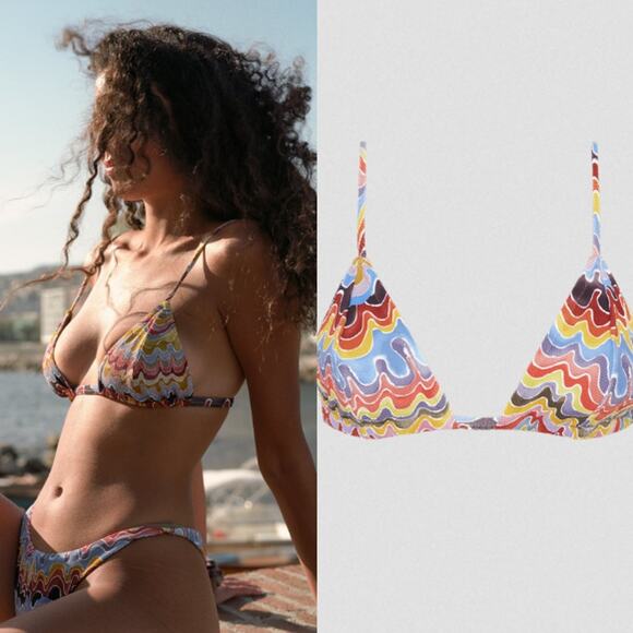 Fella Swim NEW Julian Top Small Beach Pool Summer Miami Cancun Bali - Picture 3 of 6